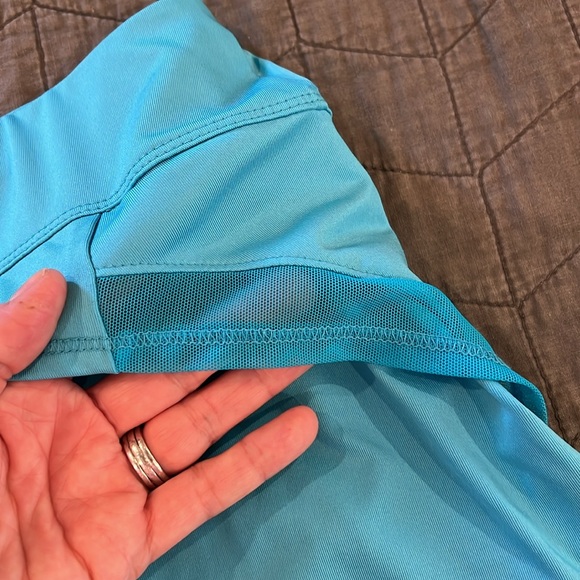 Lucky in Love Turquoise Blue Girls Athletic Skort Sz M 10-12 - Picture 6 of 8
